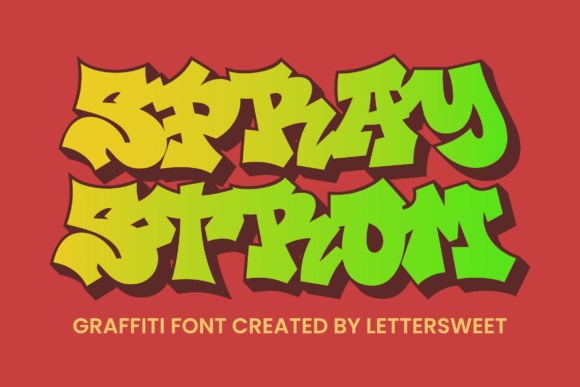 Spraystorm Font - Featured Image