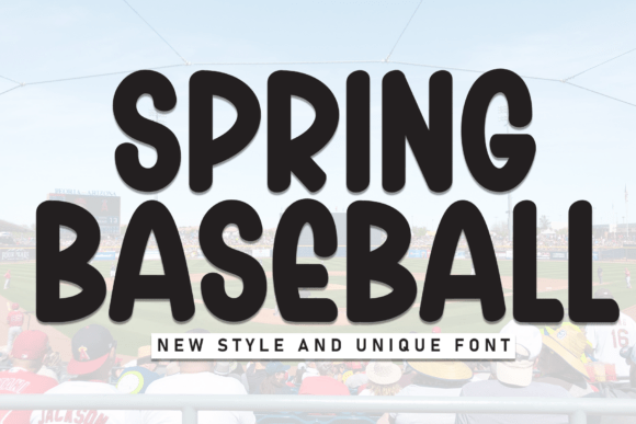 Spring Baseball Font - Featured Image