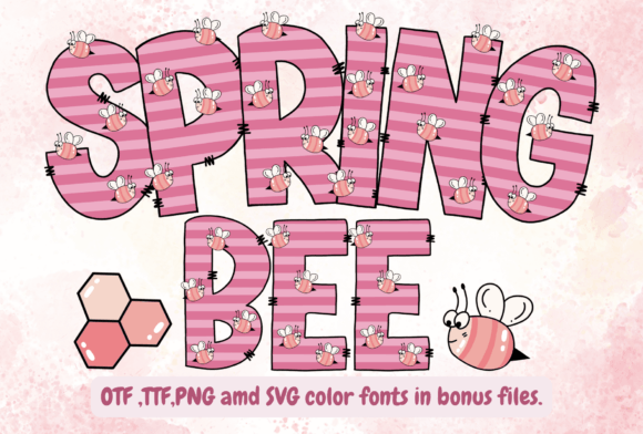 Spring Bee Font - Featured Image