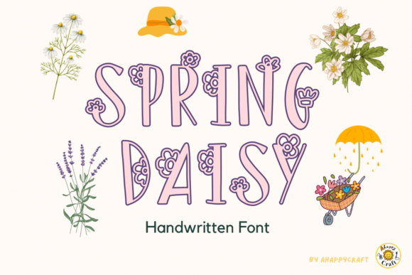 Spring Daisy Font - Featured Image