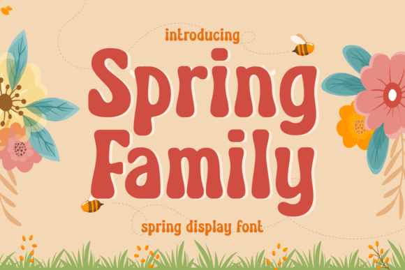Spring Family Font - Featured Image