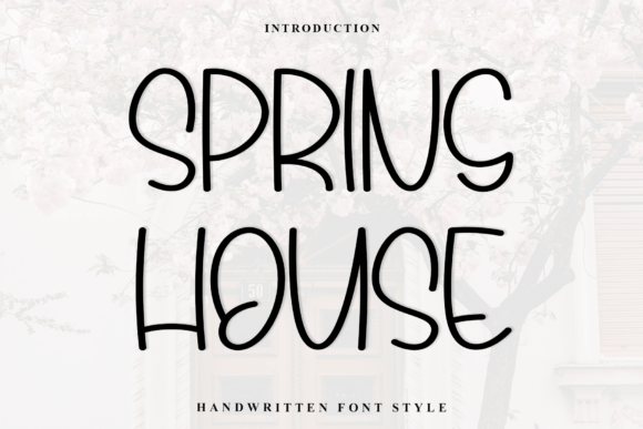 Spring House Font - Featured Image