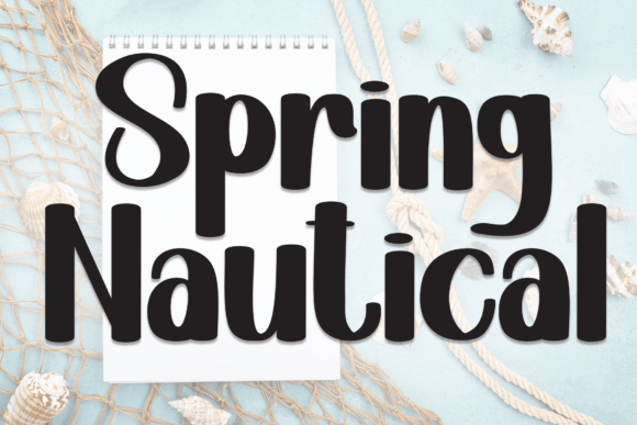 Spring Nautical Font - Featured Image