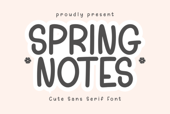 Spring Notes Font - Featured Image