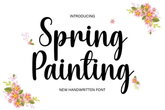 Spring Painting Font - Featured Image