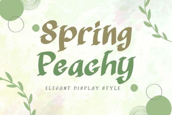 Spring Peachy Font - Featured Image