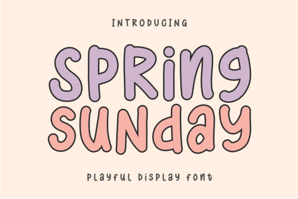 Spring Sunday Font - Featured Image