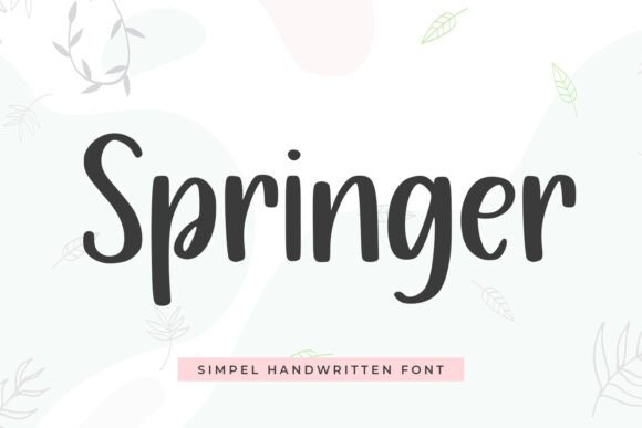 Springer Font - Featured Image
