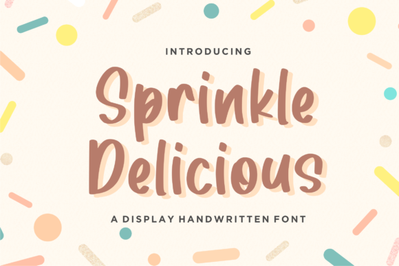 Sprinkle Delicious Font - Featured Image