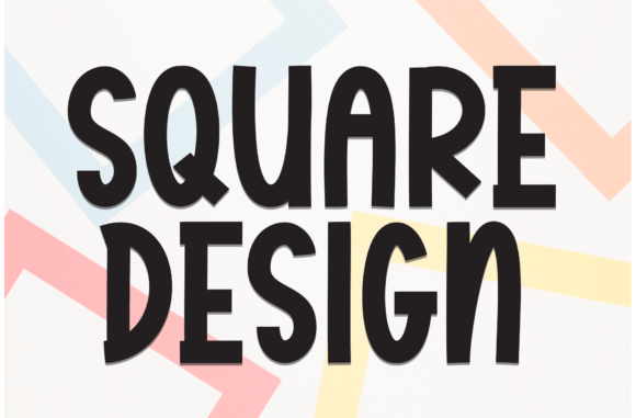 Square Design Font - Featured Image