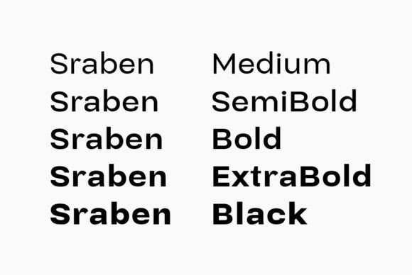 Sraben Grotesk Font - Featured Image