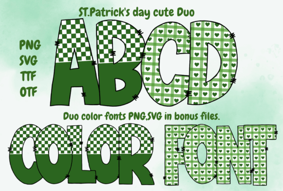 St.patrick's Day Cute Duo Font - Featured Image