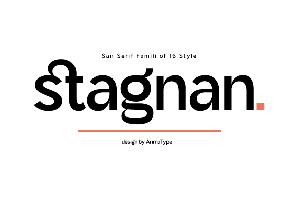 Stagnan Font - Featured Image