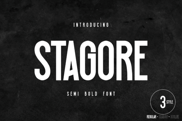 Stagore Font - Featured Image