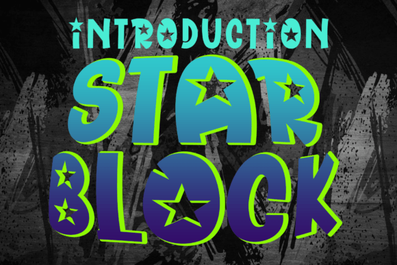Star Block Font - Featured Image