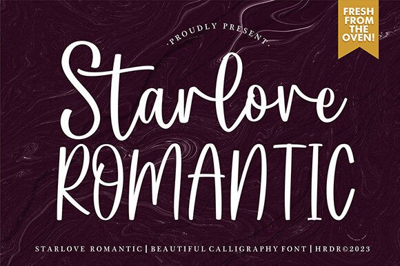 Starlove Romantic Font - Featured Image