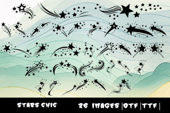 Stars Chic Font - Featured Image