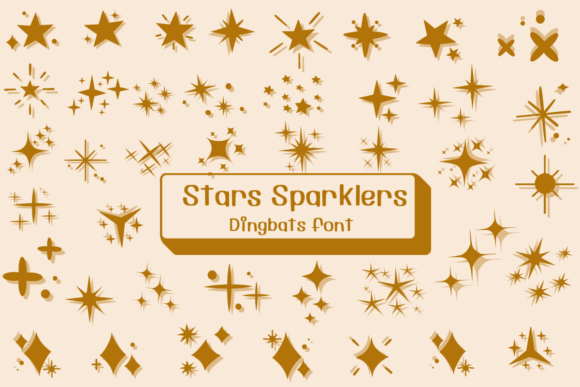 Stars Sparklers Font - Featured Image