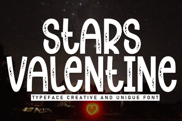 Stars Valentine Font - Featured Image