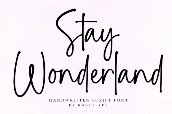 Stay Wonderland Font - Featured Image