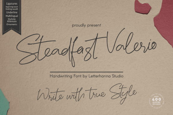 Steadfast Valerio Font - Featured Image