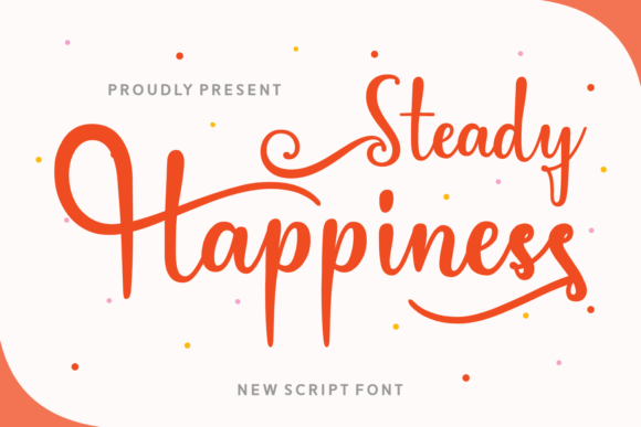Steady Happiness Font - Featured Image