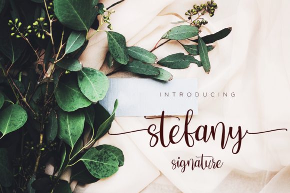 Stefany Signature Font - Featured Image