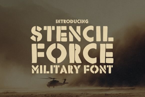 Stencil Force Font - Featured Image