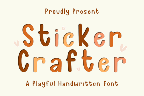 Sticker Crafter Font - Featured Image