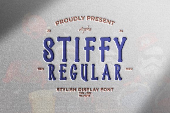 Stiffy Regular Font - Featured Image