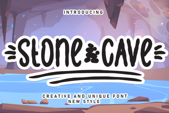 Stone Cave Font - Featured Image
