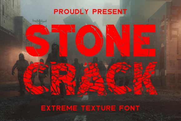 Stone Crack Font - Featured Image