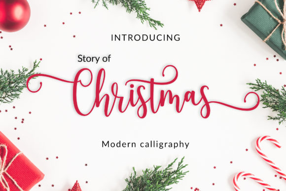 Story of Christmas Font - Featured Image
