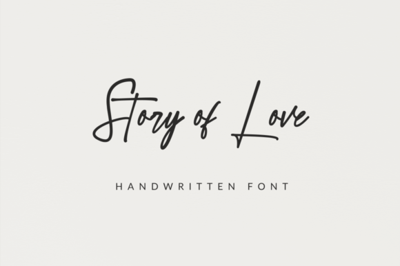 Story of Love Font - Featured Image