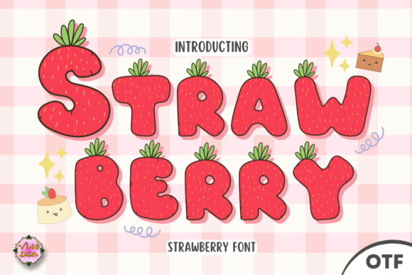 Strawberry Font - Featured Image