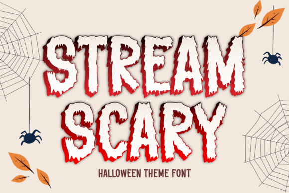 Stream Scary Font - Featured Image
