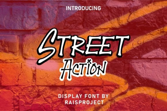 Street Action Font - Featured Image