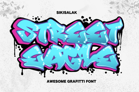 Street Eagle Graffiti Font - Featured Image