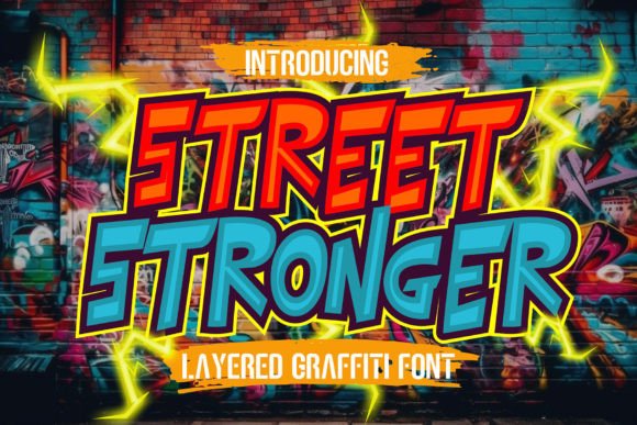 Street Stronger Font - Featured Image