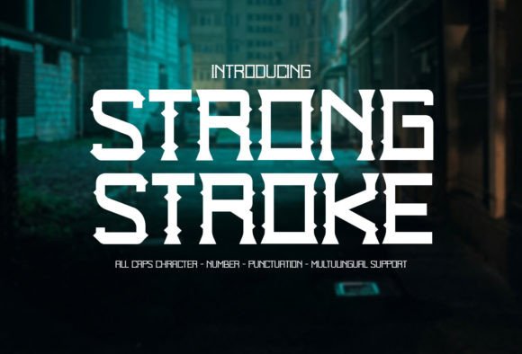 Strong Stroke Font - Featured Image