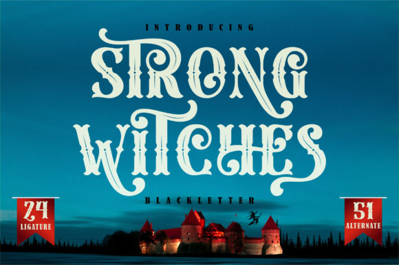 Strong Witches Font - Featured Image