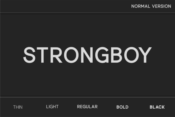 Strongboy Font - Featured Image