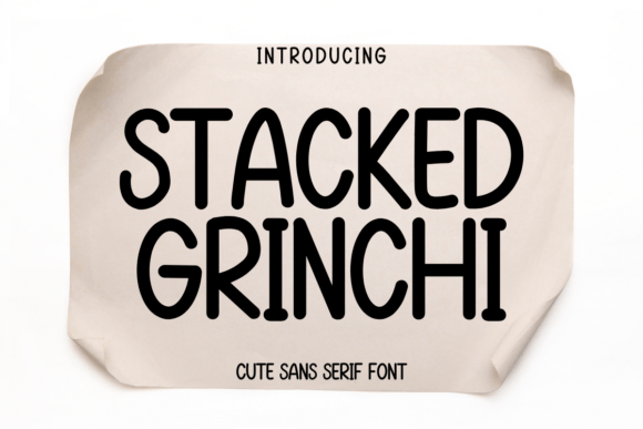 Stucked Grinchi Font - Featured Image