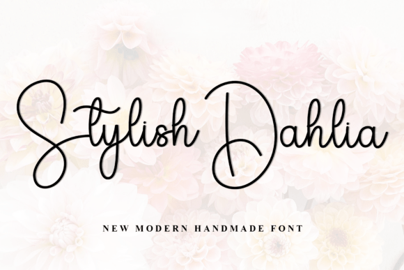 Stylish Dahlia Font - Featured Image