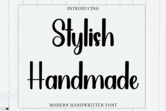Stylish Handmade Font - Featured Image