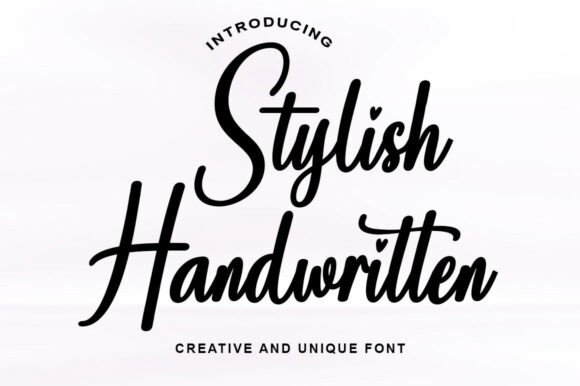 Stylish Handwritten Font - Featured Image