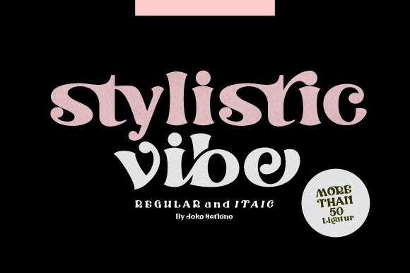 Stylistic Vibe Font - Featured Image