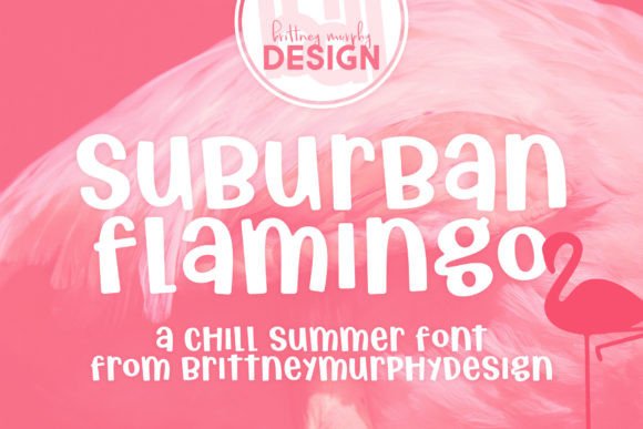 Suburban Flamingo Font - Featured Image