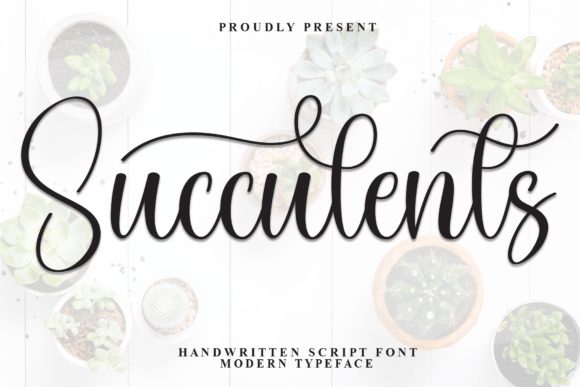 Succulents Font - Featured Image