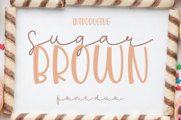 Sugar Brown Font - Featured Image